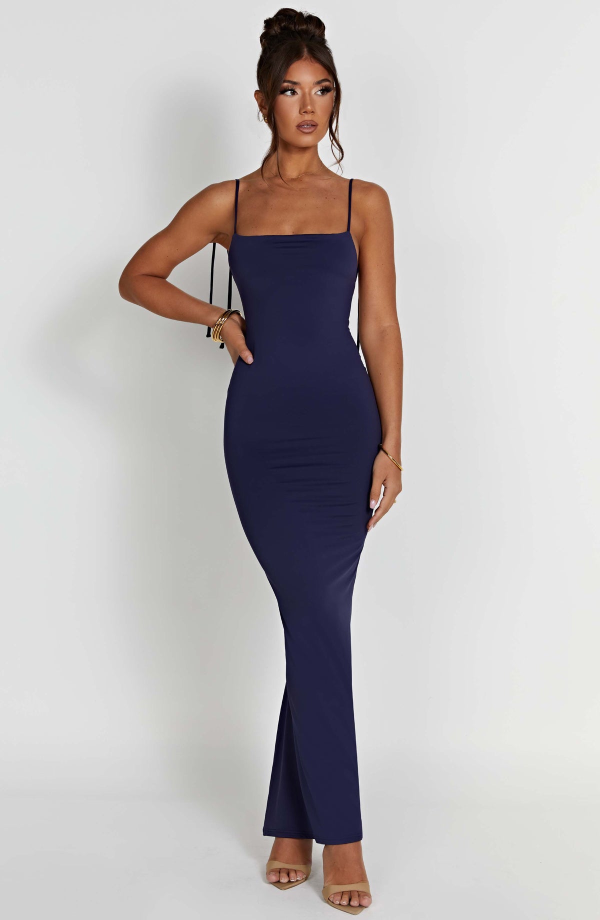 Flourenne Sonya Maxi Dress in Navy