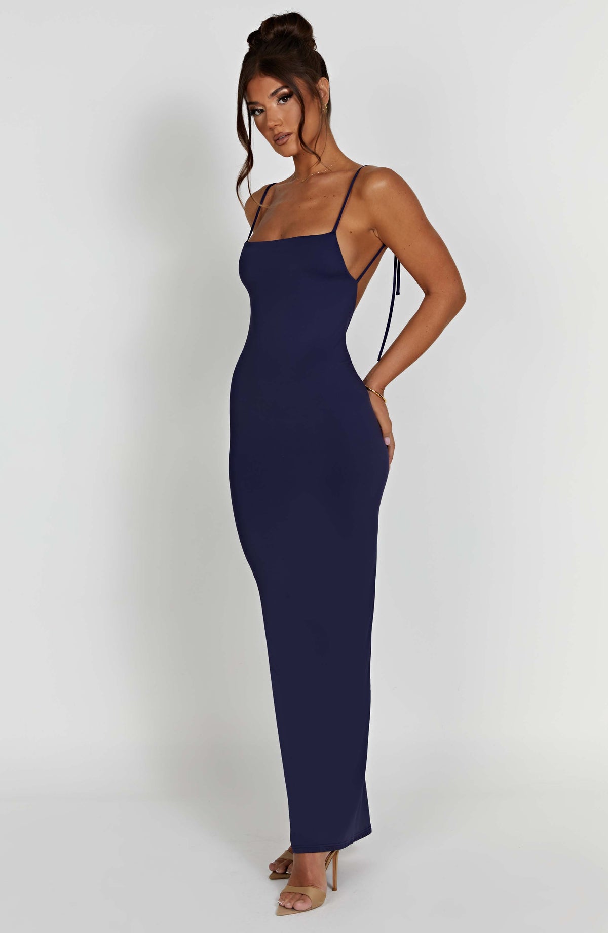 Flourenne Sonya Maxi Dress in Navy