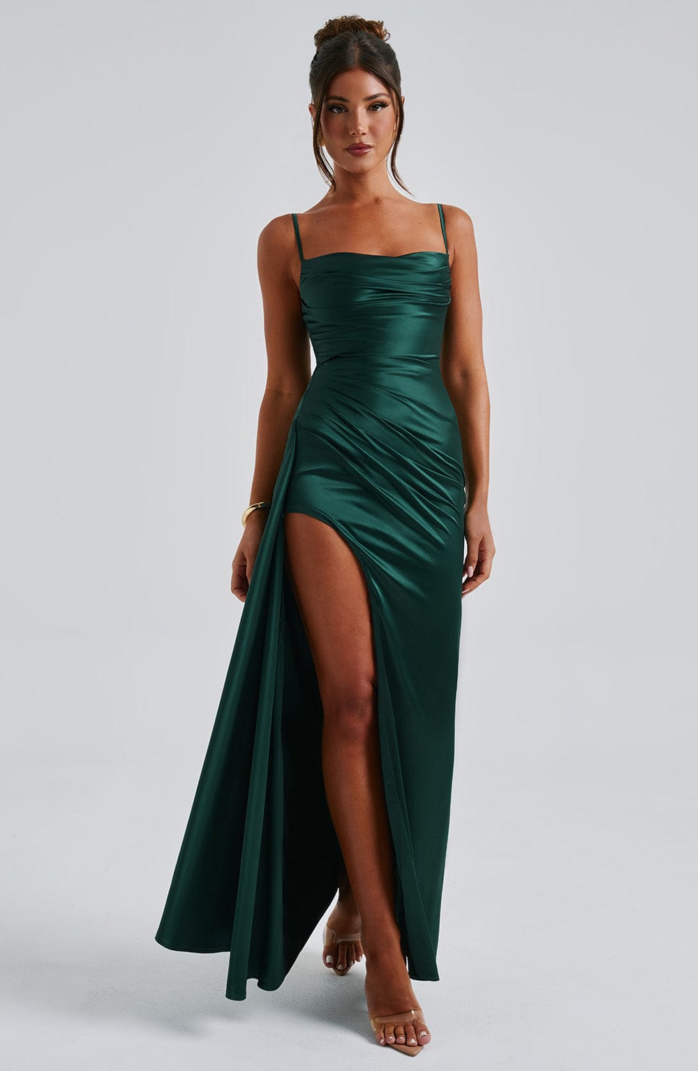 Flourenne Wynne Maxi Dress in Emerald