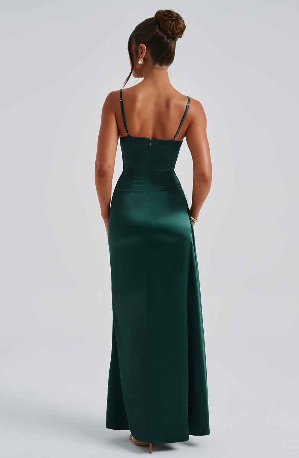 Flourenne Wynne Maxi Dress in Emerald