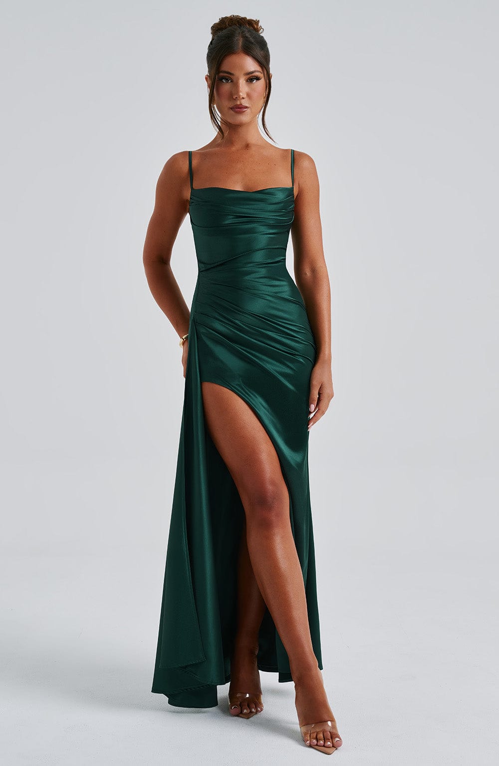 Flourenne Wynne Maxi Dress in Emerald