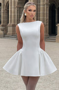 Flourenne Yalena Mini Dress in Ivory