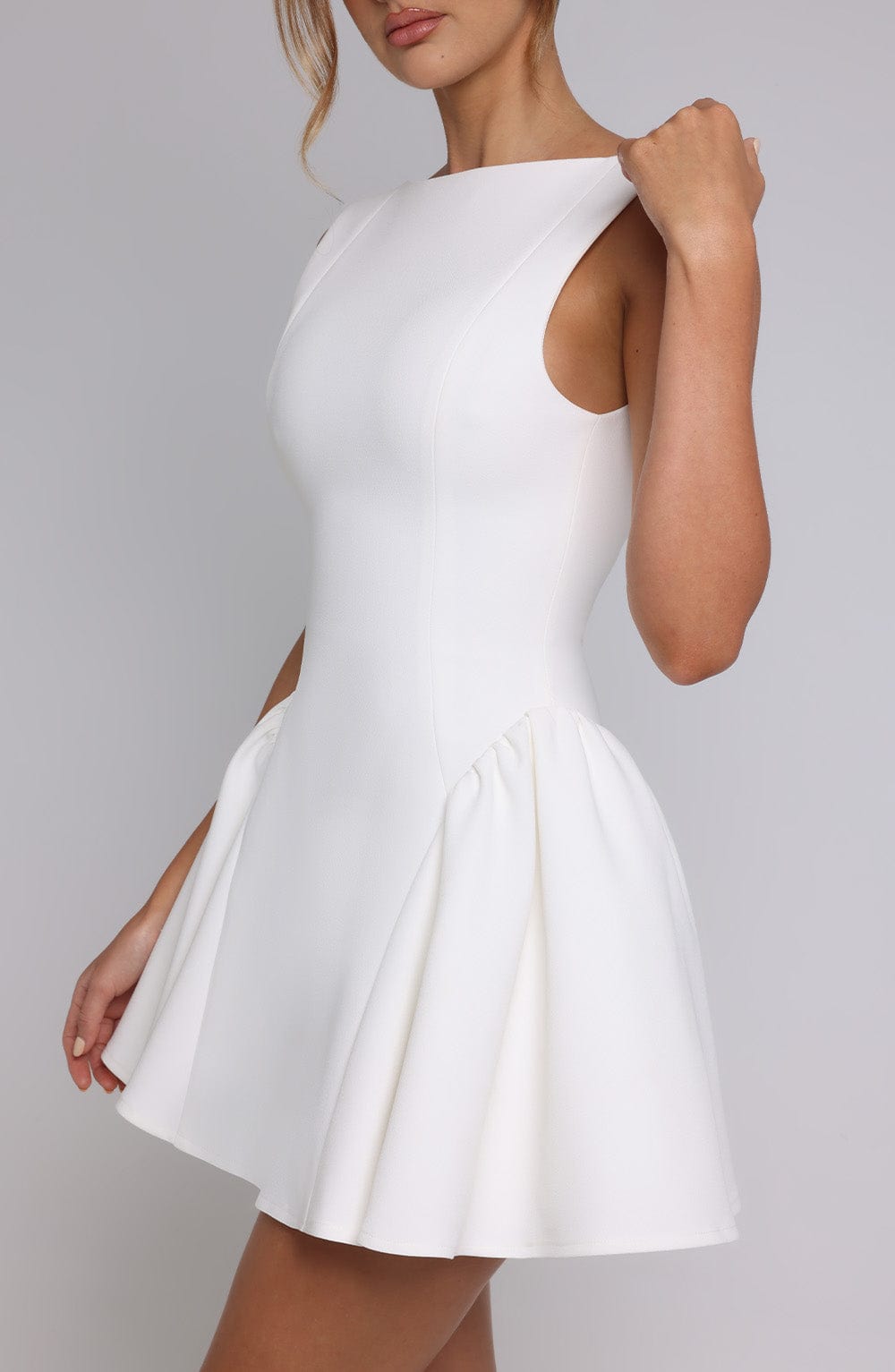 Flourenne Yalena Mini Dress in Ivory