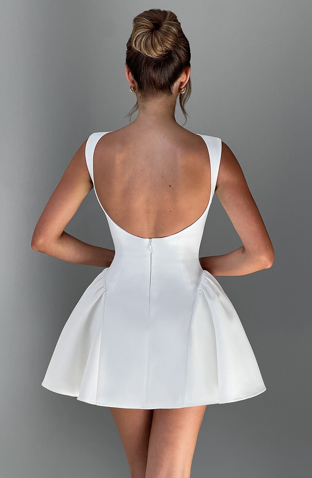 Flourenne Yalena Mini Dress in Ivory