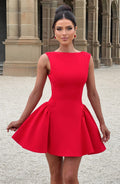 Flourenne Yalena Mini Dress in Red