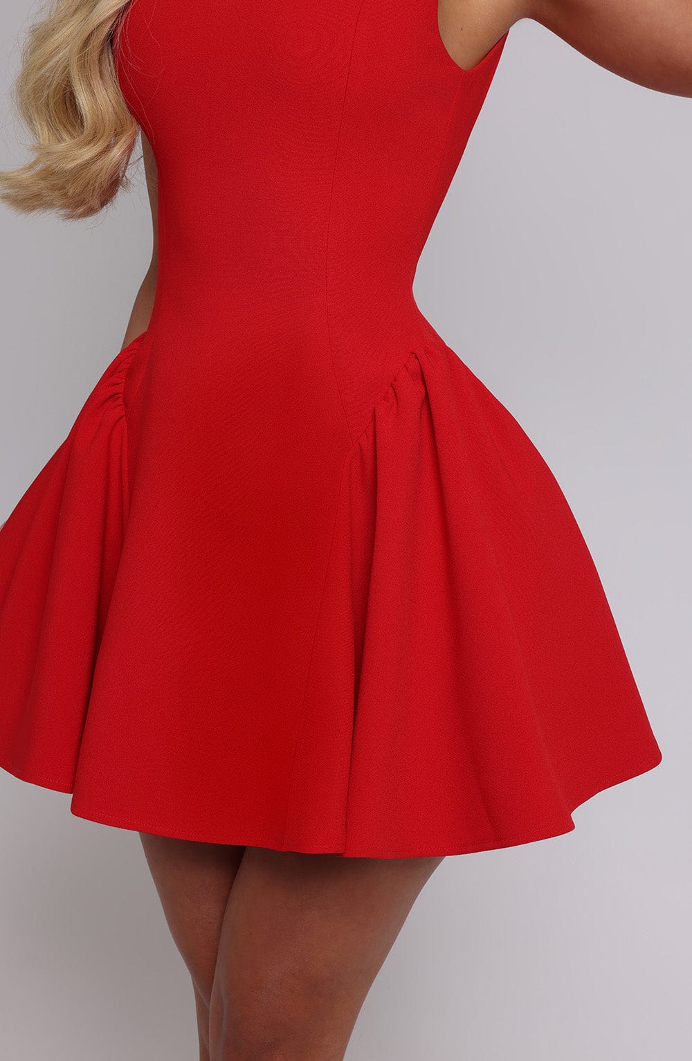 Flourenne Yalena Mini Dress in Red
