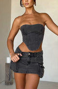 Flourenne Yasira Corset in Black