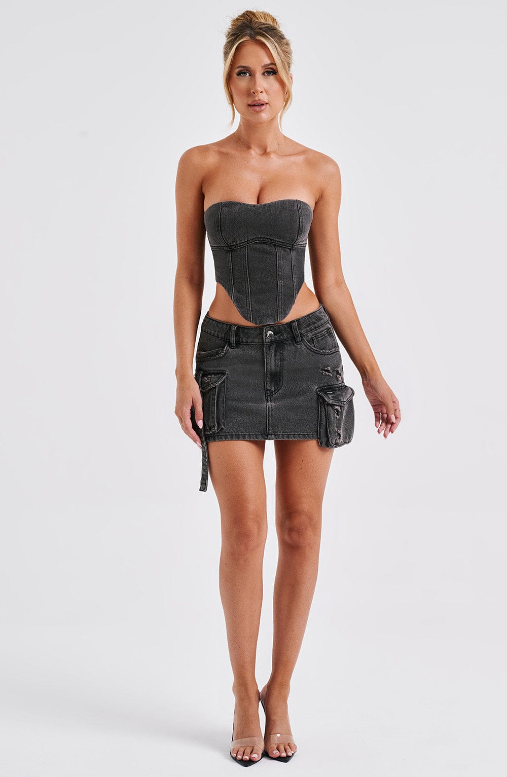 Flourenne Yasira Corset in Black