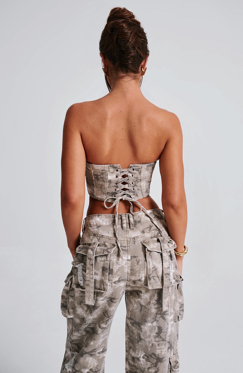 Flourenne Yasira Corset in Camo Print