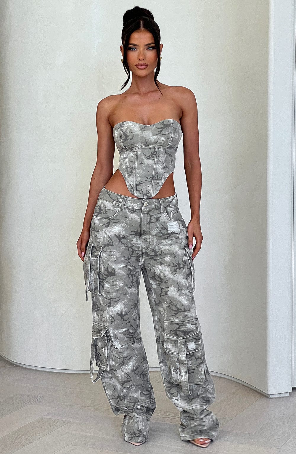 Flourenne Yasira Corset in Camo Print