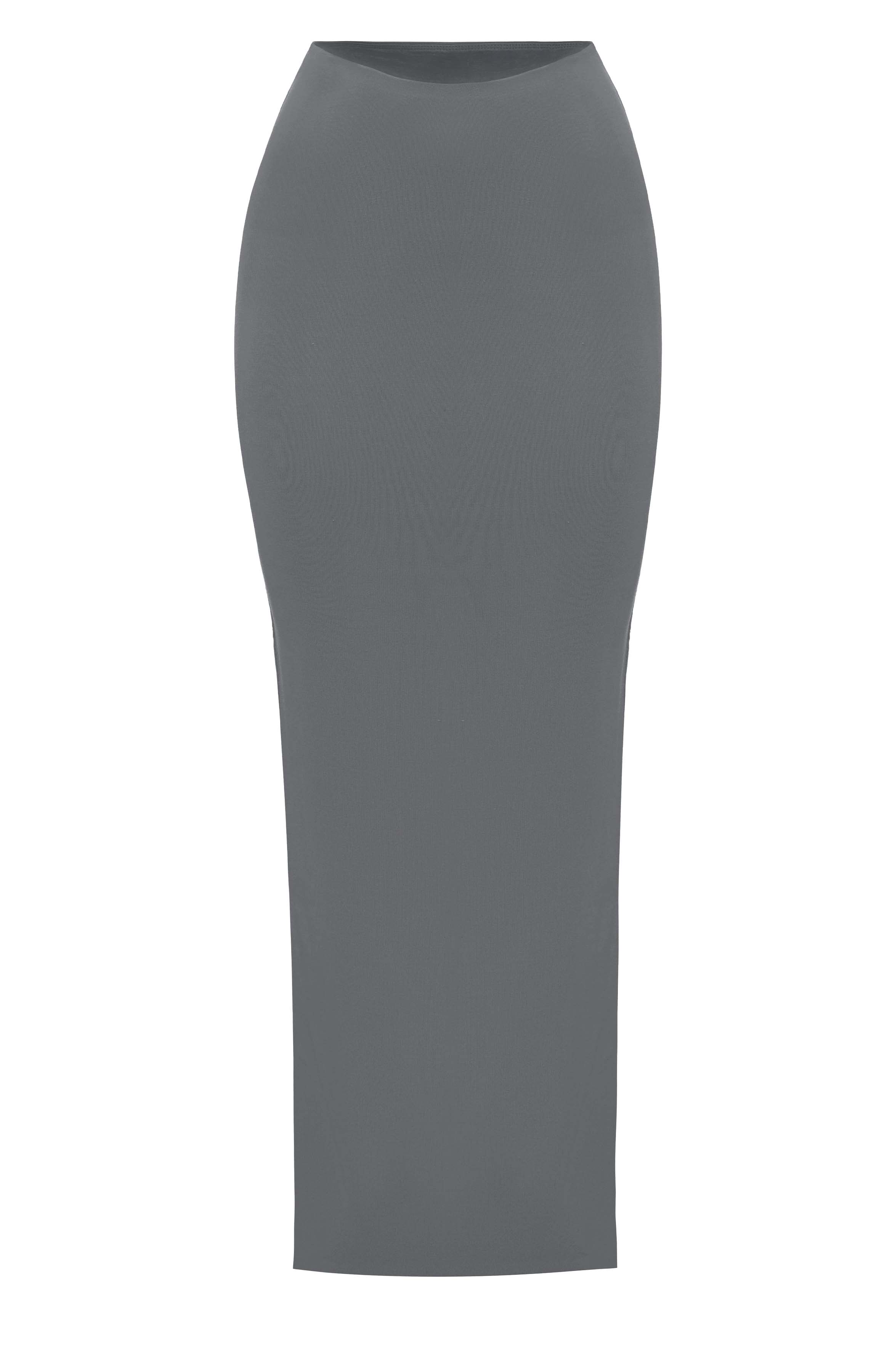 Flourenne Yazlin Maxi Skirt in Charcoal