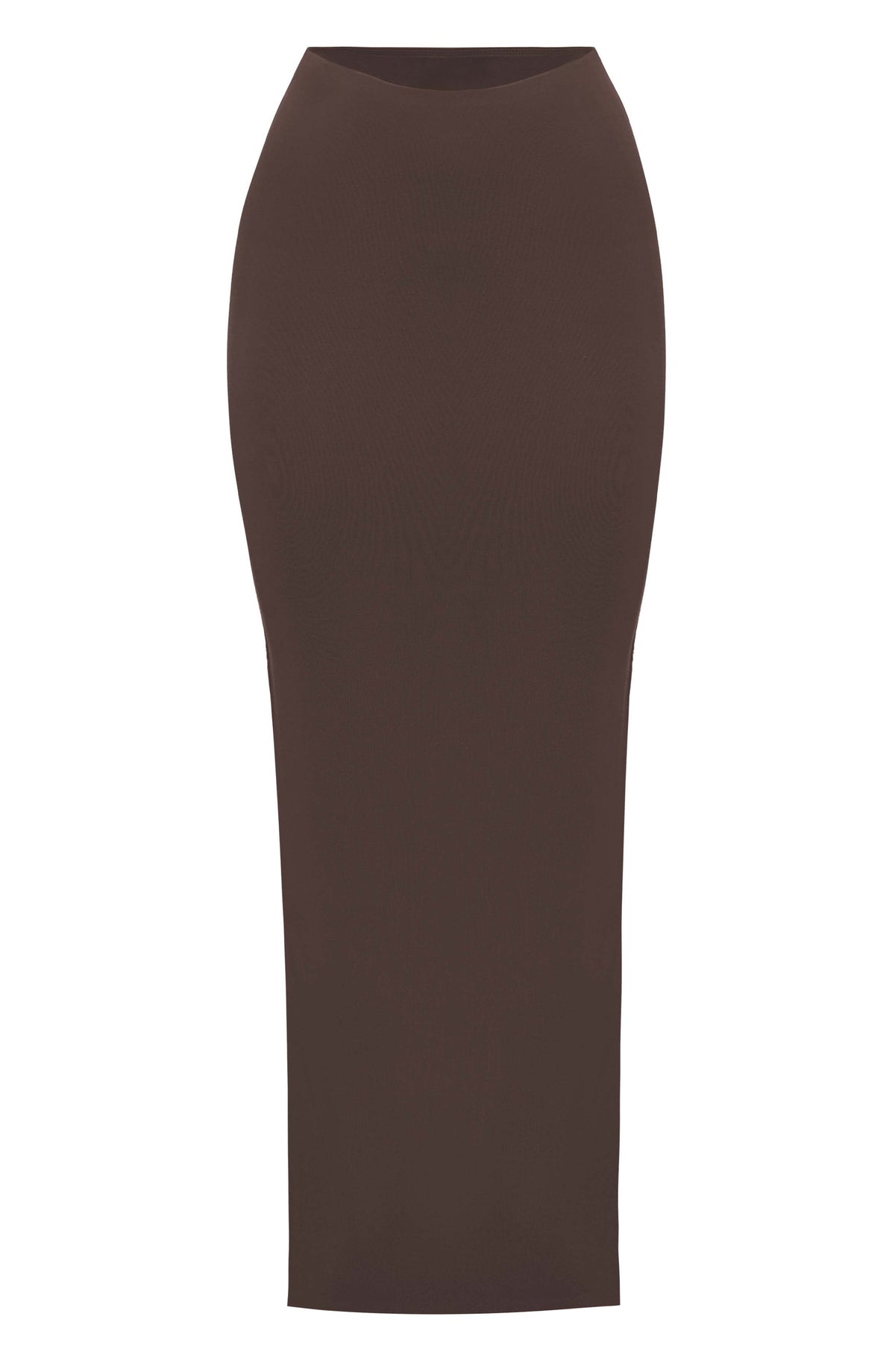 Flourenne Yazlin Maxi Skirt in Chocolate