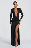 Flourenne Ysabelle Maxi Dress in Black
