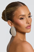Flourenne Yukie Earrings in Silver