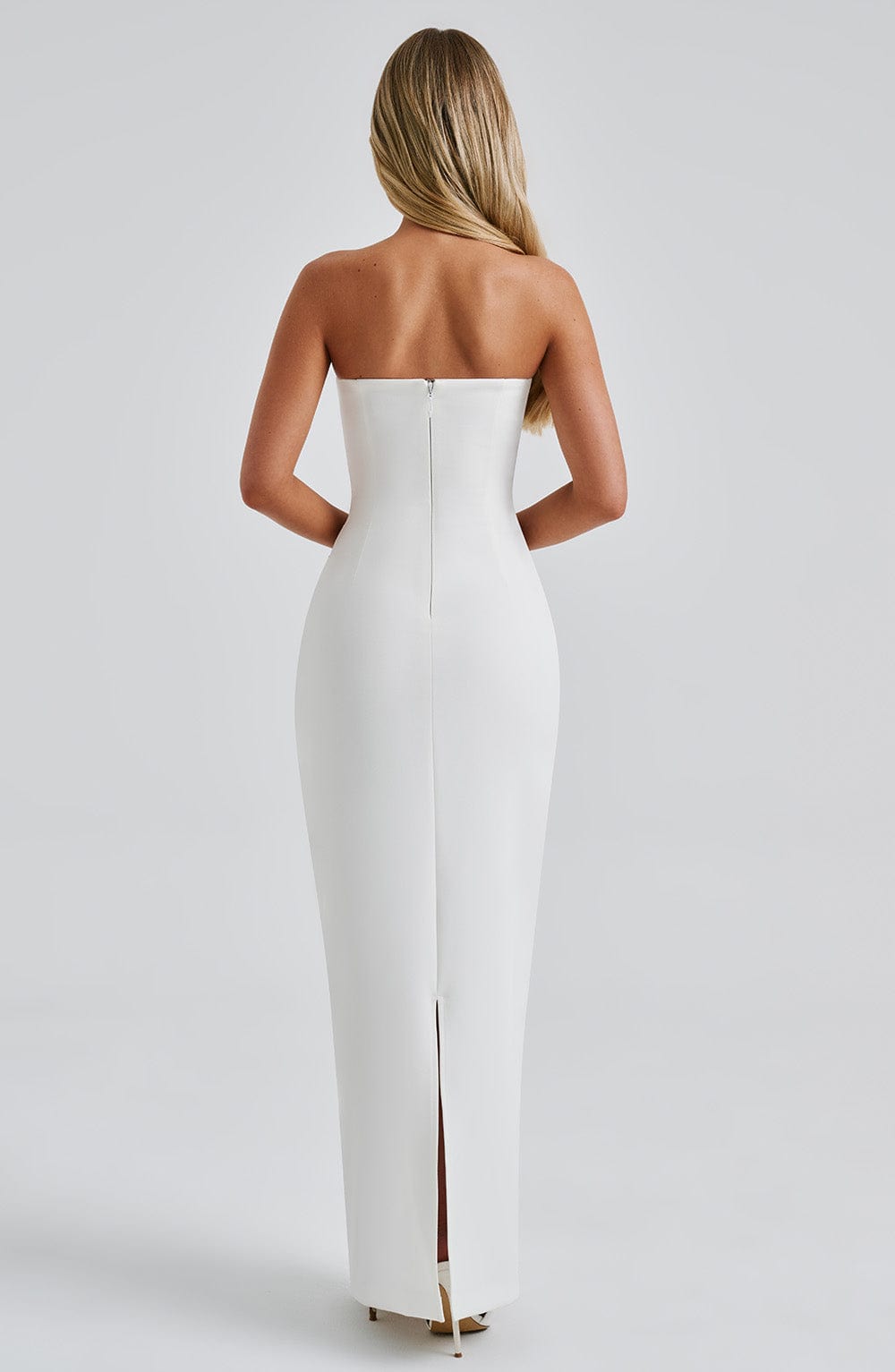 Flourenne Yuliana Maxi Dress in Ivory