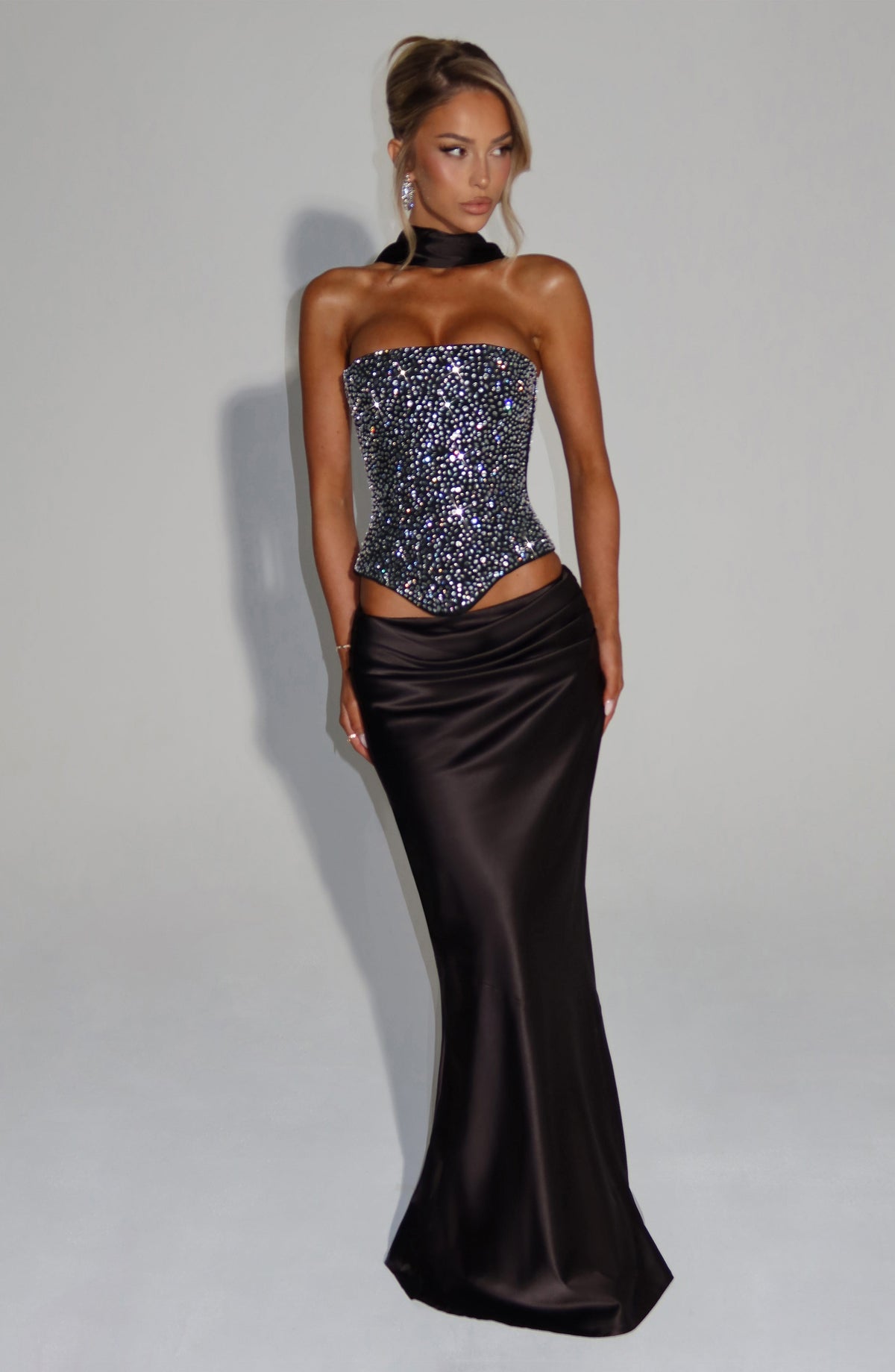 Flourenne Yvaine Corset in Black