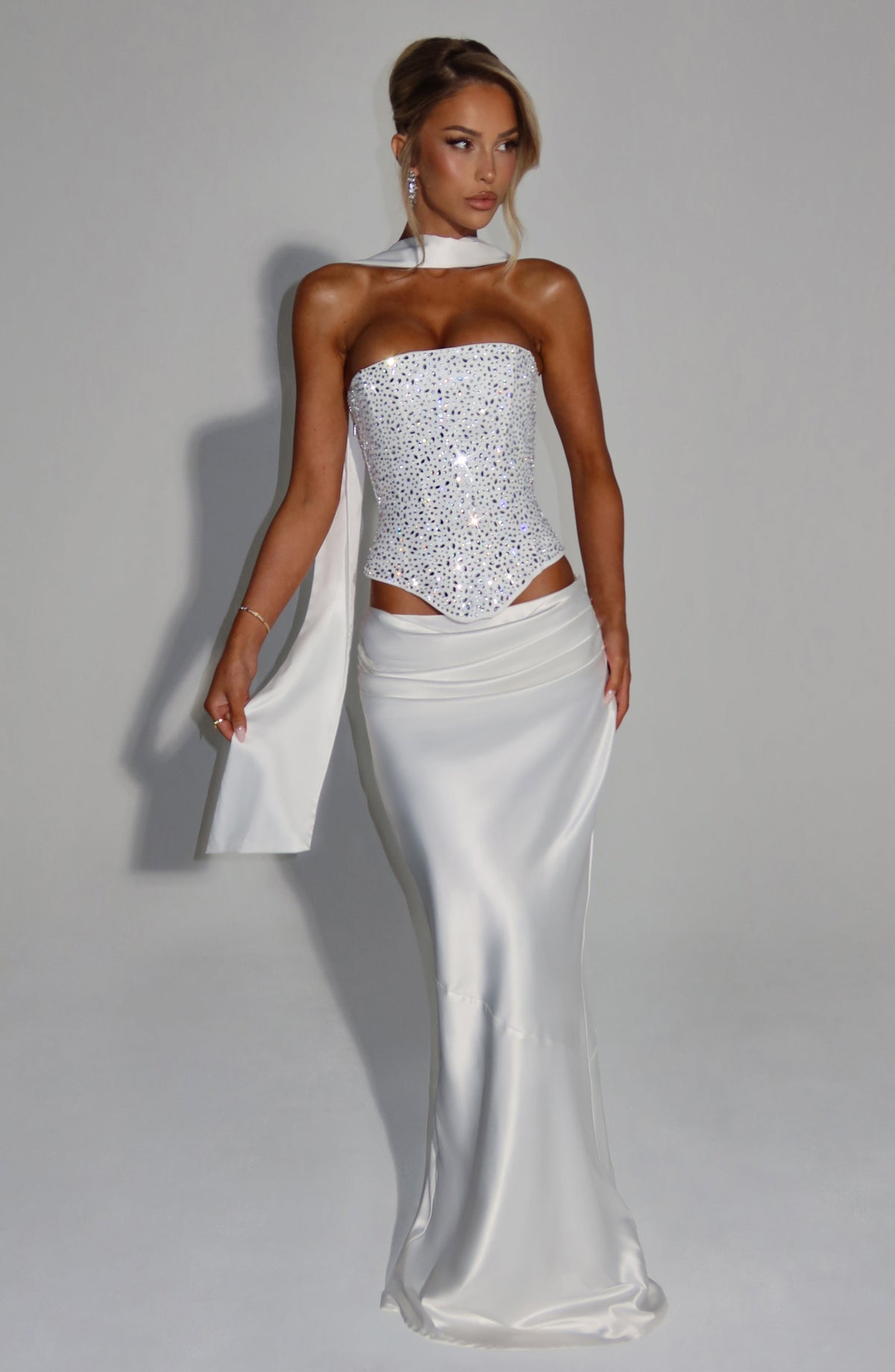 Flourenne Yvaine Corset in Ivory