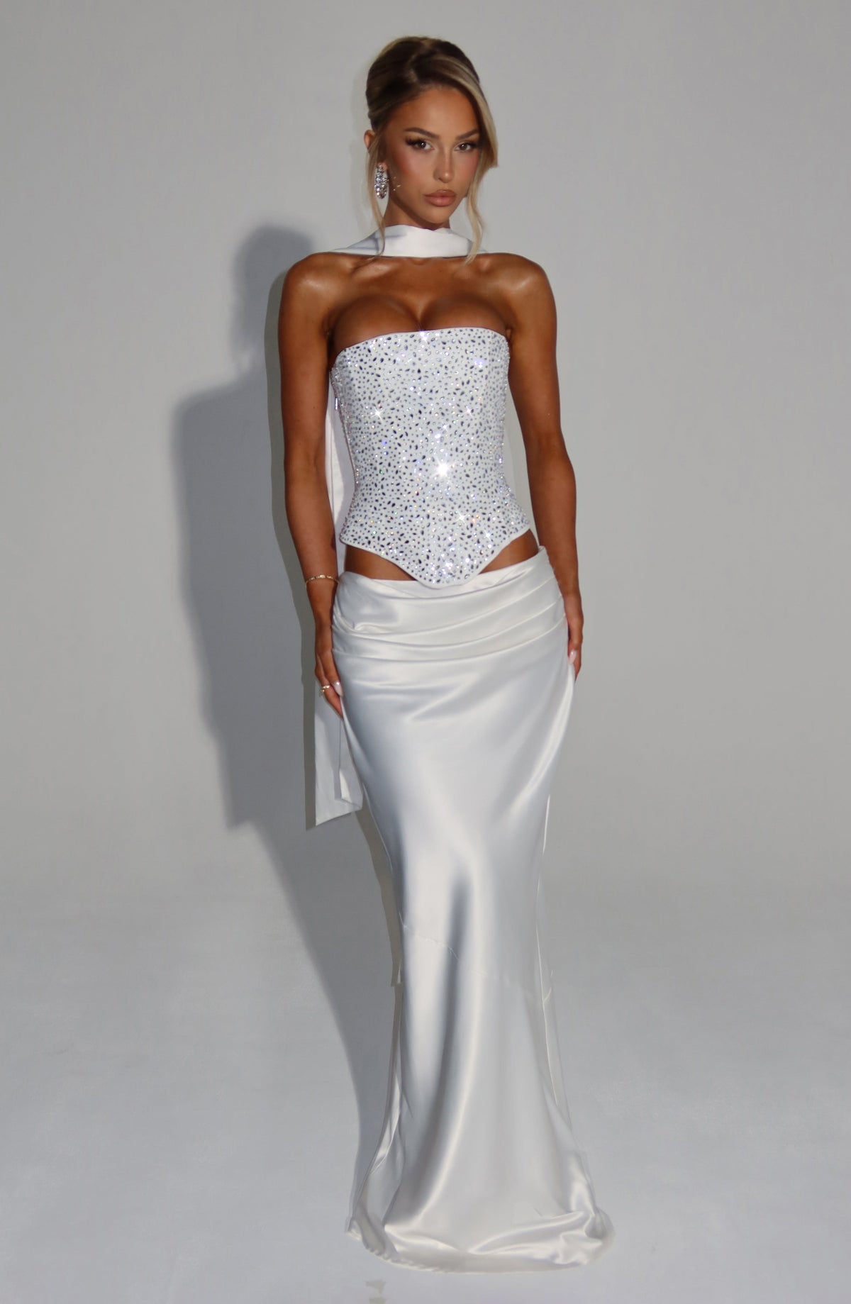 Flourenne Yvaine Corset in Ivory