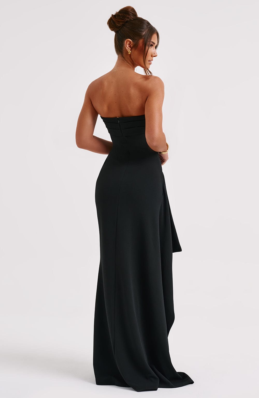 Flourenne Zafina Maxi Dress in Black