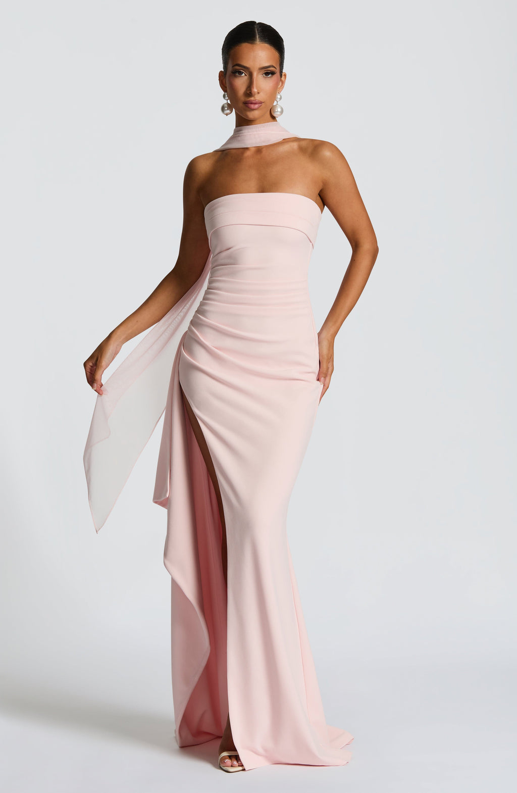 Flourenne Zafina Maxi Dress in Blush