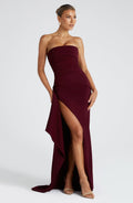 Flourenne Zafina Maxi Dress in Cherry Lacquer