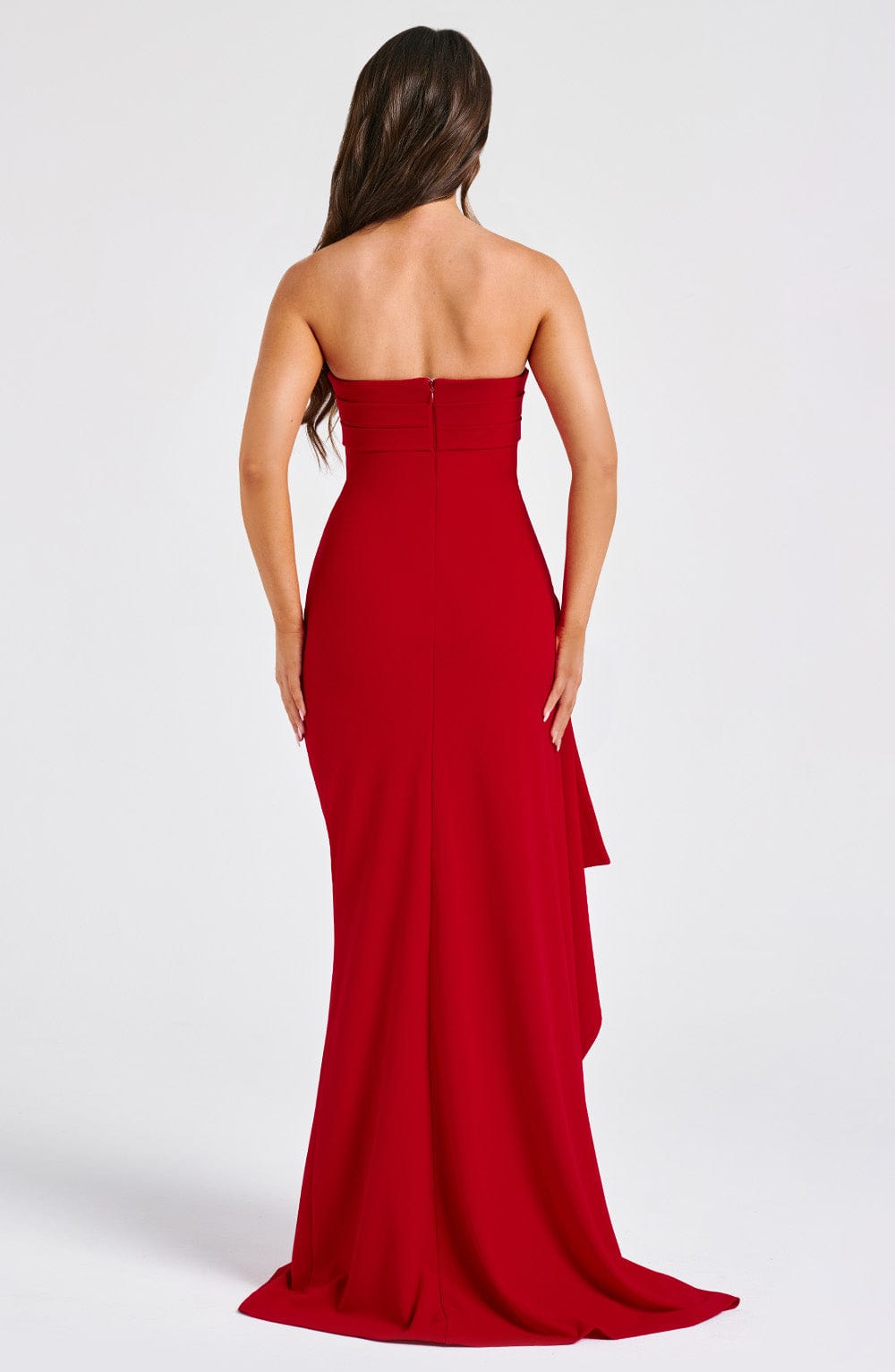 Flourenne Zafina Maxi Dress in Red