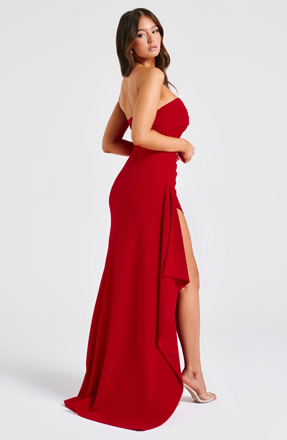 Flourenne Zafina Maxi Dress in Red