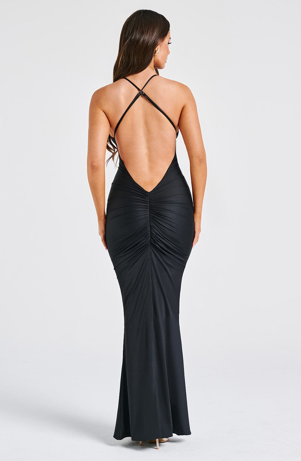 Flourenne Zelina Maxi Dress in Black
