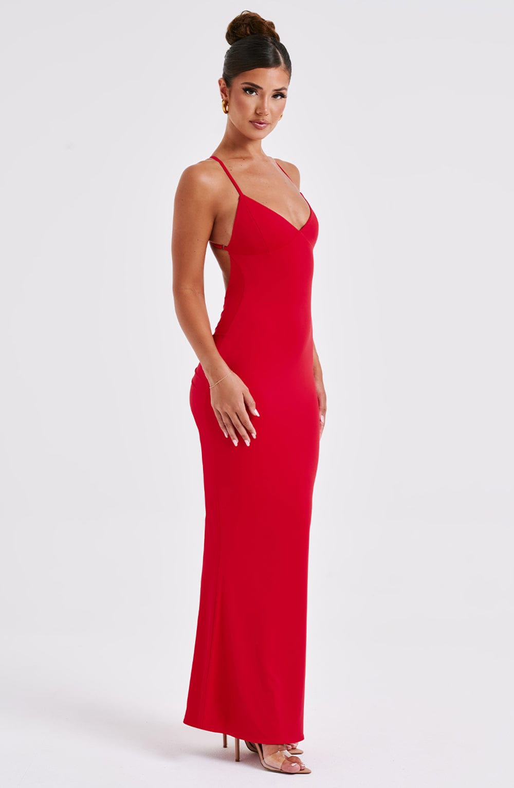 Flourenne Zelina Maxi Dress in Red
