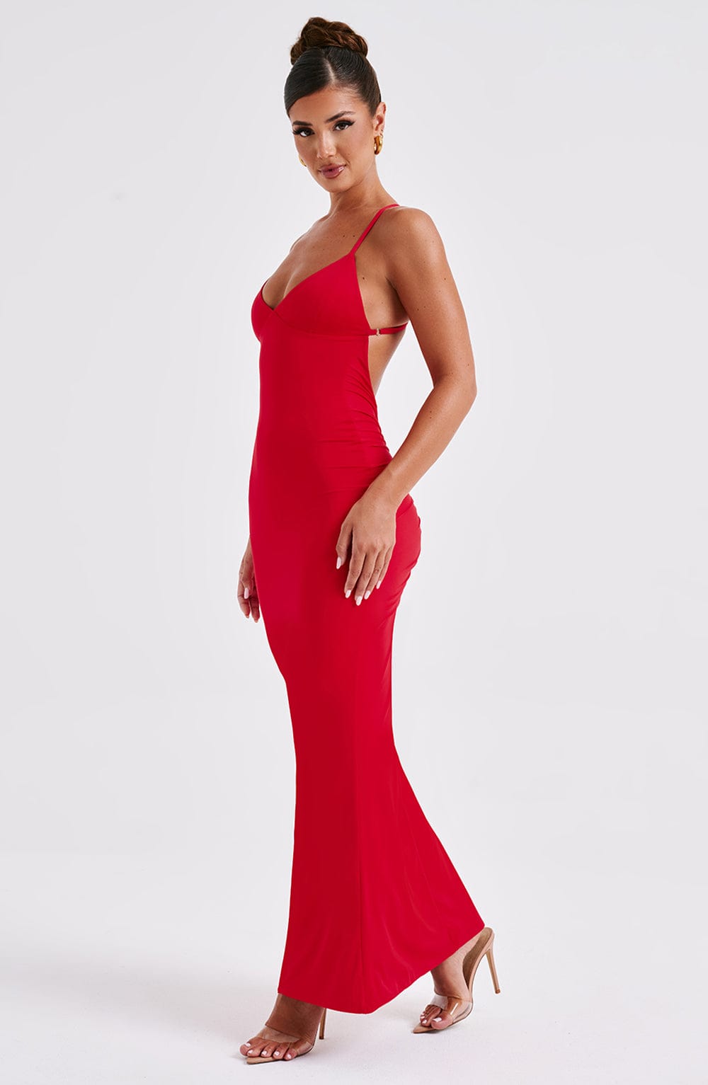 Flourenne Zelina Maxi Dress in Red
