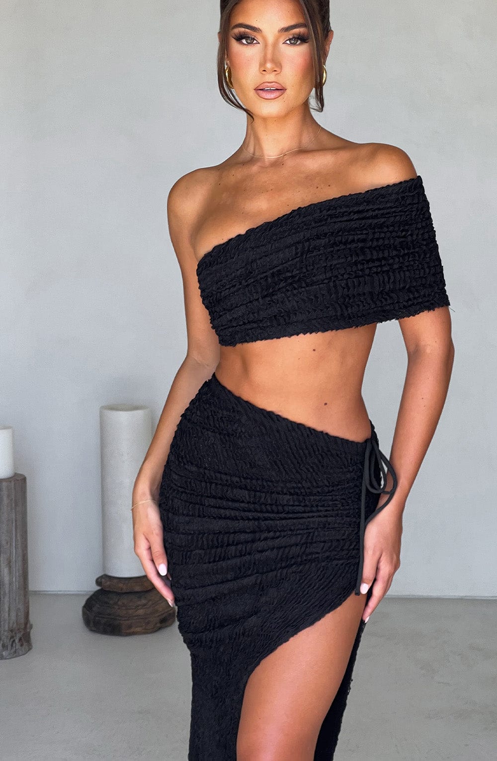 Flourenne Zinelle Top in Black